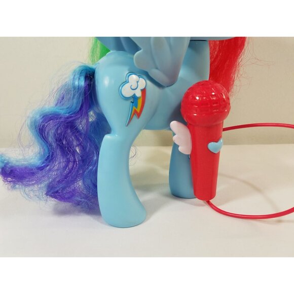 My Little Pony MLP Karaoke Singing Music Rainbow Dash Microphone Works 2017 - Picture 2 of 8